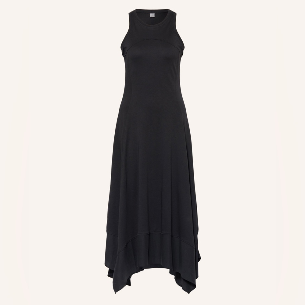 Sweaty Betty Black Racerback Midi Dress